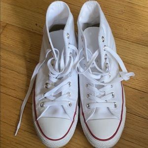 High Top White Converse
